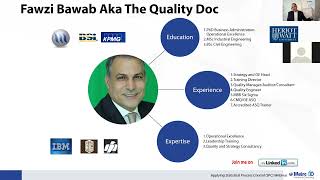 Applying Statistical Process Control (SPC), Process & Performance Capability