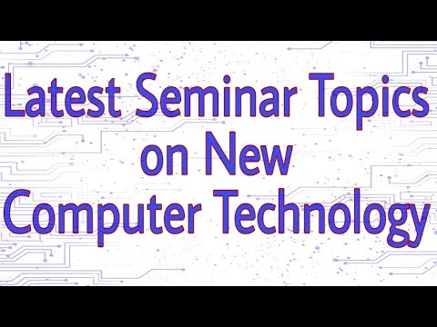 Seminar Topics On Computer Technology 2022 || Cse|Seminar Topics For ...