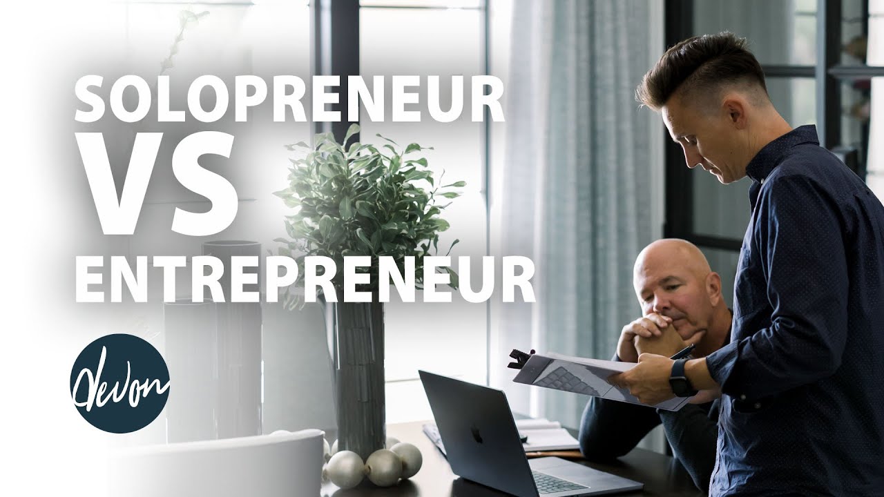 Solopreneur Vs Entrepreneur: What’s The Difference? (Episode #45) - YouTube