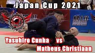 ASJJF Japan Cup - Yasuhiro Cunha (Bushido CJJT) vs Matheus Christiaan (Axis Jiu Jiutsu Academy)