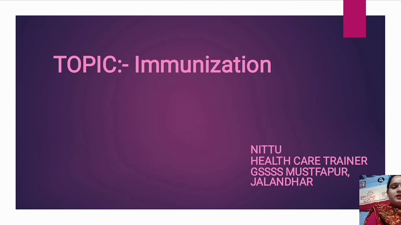 Immunization Youtube