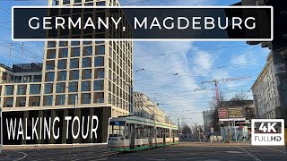 Magdeburg walk tour : A Relaxing and Refreshing City Walking Experience in 4k