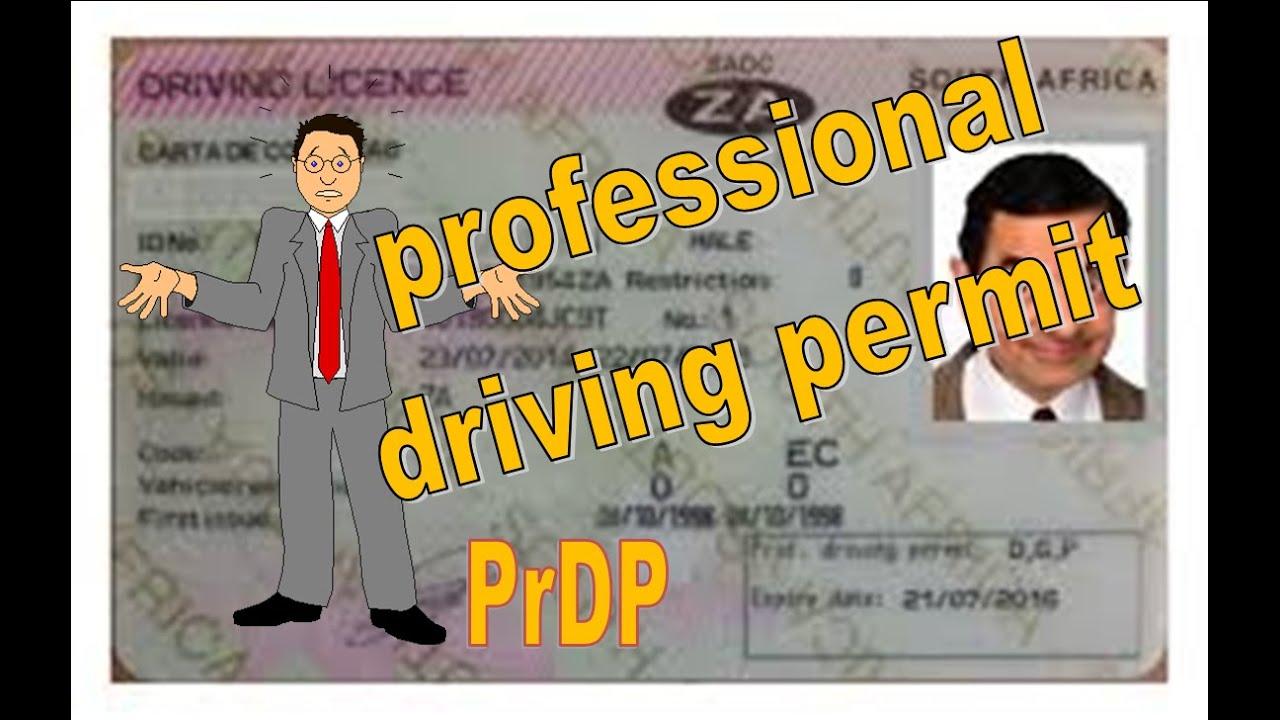 Professional Driving Permit / PrDP - YouTube