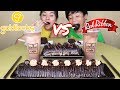 Goldilocks VS Red Ribbon ( Chocolate Overload, Triple Chocolate Plus Stellar Milk Tea )