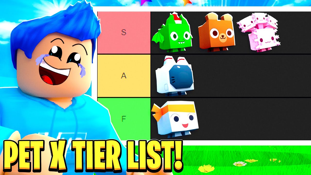 Pet Simulator X ALL PETS TIER LIST! - YouTube