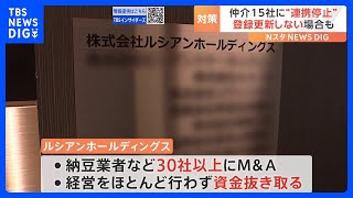 中小企業庁が「ルシアン社」を紹介した15の仲介会社に注意　中小企業のM＆Aをめぐりトラブルが相次いでいる問題｜TBS NEWS DIG