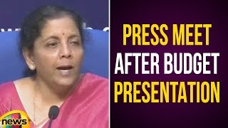 Finance Minister Nirmala Sitharaman Press Meet After Budget Presentation | Union Budget Session