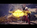 monster hunter world 魔物獵人世界 山丘上的雪見櫻 3分31秒 大劍