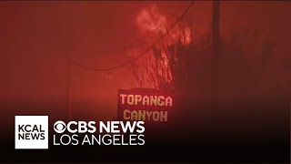 Pacific Palisades resident describes fleeing flames