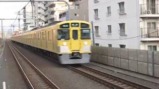 西武池袋線　9000系9007F　準急 所沢 行　中村橋駅通過　2017.11.04