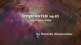 R. Matosinhos - Improviso, op.82 for horn solo