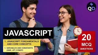 JavaScript Variables & Constants MCQ Quiz