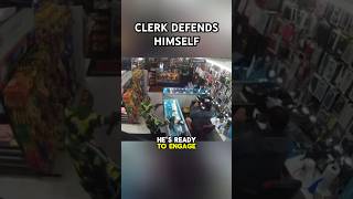 Robbery Gone Wrong: Clerk Takes Control | Self Defense #shorts