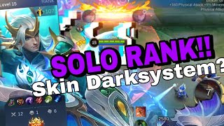 SOLO RANK WITH SKIN DARKSYSTEM MAKE EVERYONE IMPRESSED🔥🔥