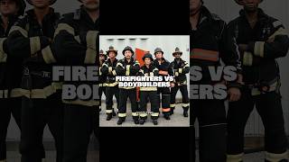 FIREFIGHTERS VS BODYBUILDERS 💀 #gym #gymedit #bodybuilder