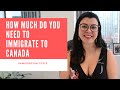 HOW MUCH DO YOU NEED TO IMMIGRATE TO CANADA