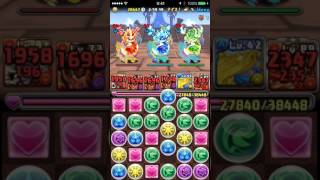 【パズドラ】リンシア降臨 山本源流斎×覚醒曹操マルチ 安定周回