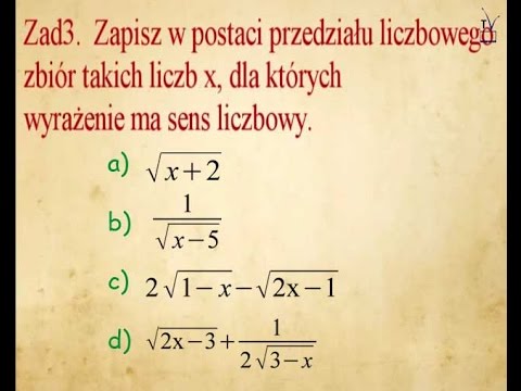 Przedzialy Liczbowe Zadanie 3 - YouTube