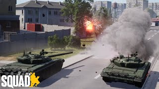 12 TANKS IN URBAN COMBAT?! This New Squad Mod is a Tanker's DREAM! | Eye in the Sky Squad Gameplay