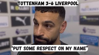 “I am the best player in the world” - Mo Salah Post Match Interview - Tottenham 3-6 Liverpool