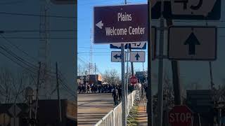 Huge crowds have gathered in Plains GA for Jimmy Carter’s final funeral ceremonies.