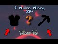 How To Get The Most Mining XP Per Hour (2m+)