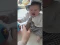 열받아😡😡 baby 아기 cute cutebaby 육아일기 6개월아기 육아브이로그 귀여운아기 육아 7개월아기 열받아 화남