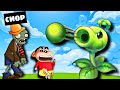 SHINCHAN and PLANTS vs ZOMBIES and CHOP ! Totally Accurate Battle Simulator | IamBolt Gaming