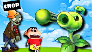 SHINCHAN and PLANTS vs ZOMBIES and CHOP ! Totally Accurate Battle Simulator | IamBolt Gaming
