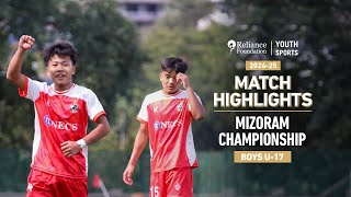 Mizoram Championships Highlights | Champhai HS vs Aizawl FC | Boys U-17 | RFYS