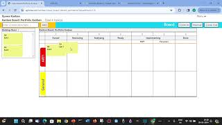 Portfolio Kanban System Demo with WIP Limits