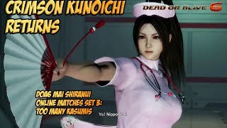 -CRIMSON KUNOICHI RETURNS- DOA6 Mai Online Matches Set 3: Too Many Kasumis