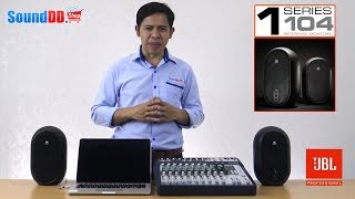 ใหม่ล่าสุด! รีวิว!! JBL 104 ตู้ลำโพงมอนิเตอร์สตูดิโอ 4.5 นิ้ว 60 วัตต์ มีแอมป์ในตัว คลาส D