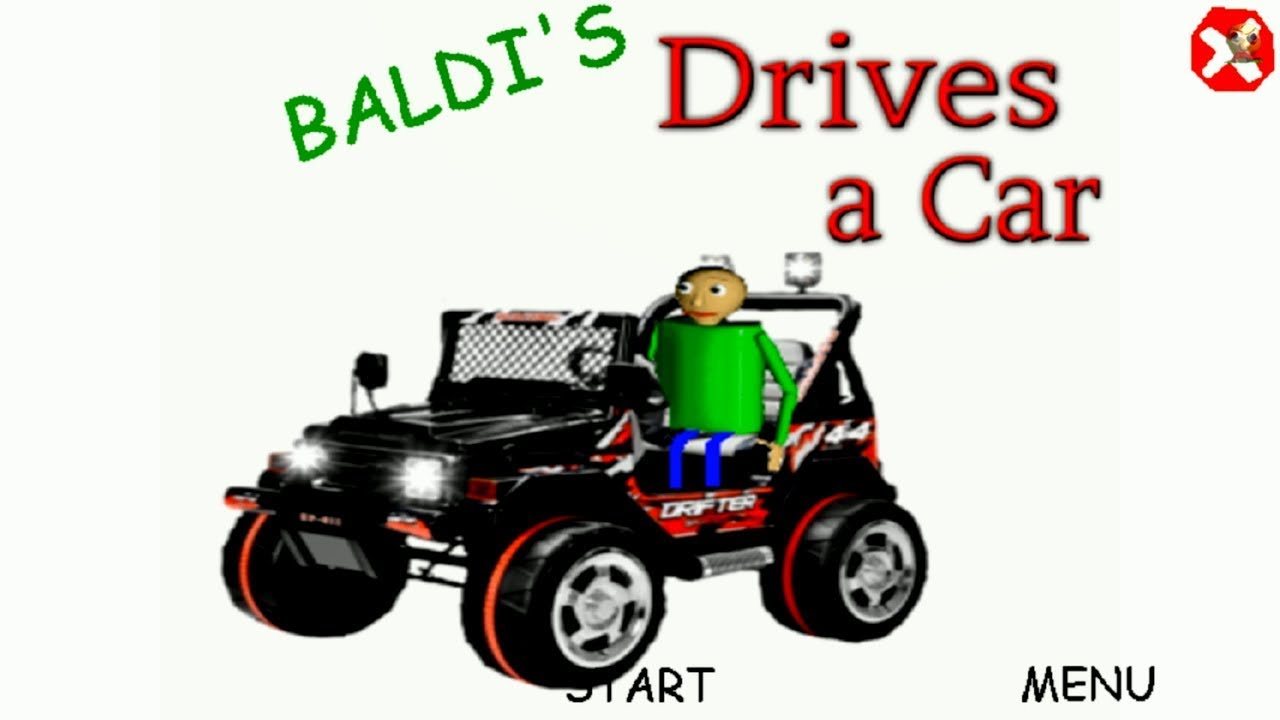 Baldi Drives A Car Youtube