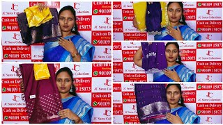 బెనారస్ జార్జెట్ చీరలు📢📢 లేటెస్ట్ చీరలు 🚨🚨JC Saree collections💥Ph: 9010915073 FS cash on Delivery