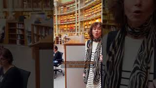 Rosana Lanzelotte - presidente do Instituto Musica Brasilis, visita à Biblioteca Nacional da França.