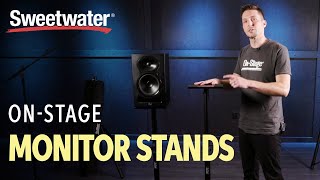 On-Stage Stands SMS6000-P Studio Monitor Stands Demo