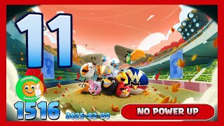 Can I Actually Beat Level 11 Angry Birds Tournament 1516 With No Power Ups?