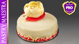 Raspberry and Coconut Entremet | PRO tutorial | Pastry Maestra