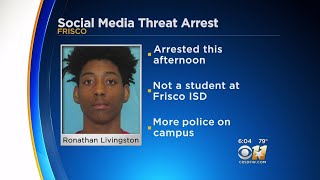 Teen Arrested For Social Media Threats To Frisco High