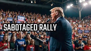 Trump's Rally in Atlanta was Sabotaged in the Sickest way by Kamala Supporters!