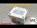 DIY Gas and Smoke Detector || MQ-135 and MQ-3 Sensors #freertos #rtos #gassensor #smoke