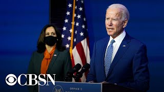 Joe Biden and Kamala Harris deliver remarks on the economy in Delaware