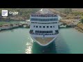 braemar cruising through the corinth canal