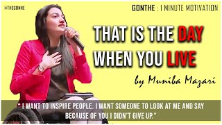 Muniba Mazari Inspiring Speech about What is Life ? | 1 Minute Motivational