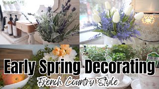🌿EARLY SPRING DECORATING ~ FRENCH COUNTRY STYLE ~ SPRING DECORATING IDEAS ~ SPRING ~ Monica Rose