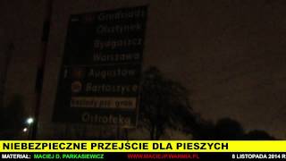 OLSZTYN, ALEJA SIKORSKIEGO.  PROBLEM, KTÓRY MOŻE ZABIĆ!