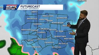 Timeline: when snow arrives Saturday in Cincinnati