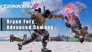 Bryan Advanced Combos All Launchers \u0026 Heat | Optimise Your Bryan 02