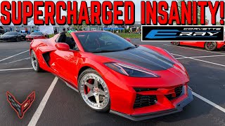 INSANITY PERSONIFIED! The World's First Supercharged C8 Corvette E-Ray!